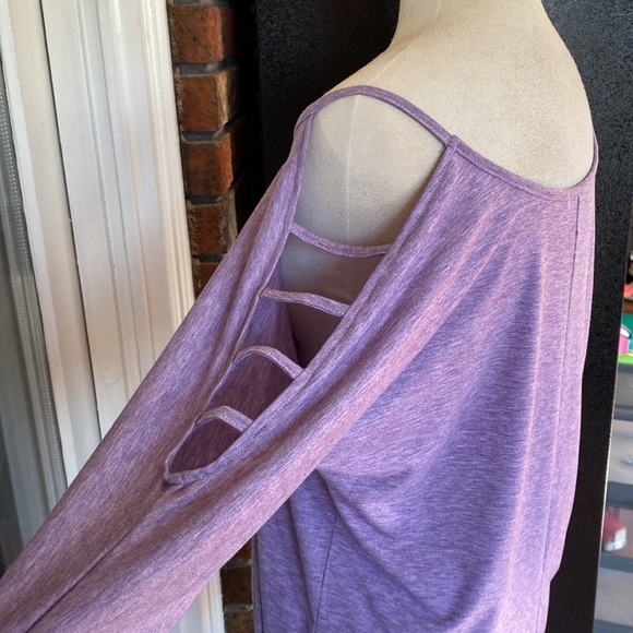 HARLEY DAVIDSON OFF THE SHOULDER SEXY TUNIC STYLE TOP OPEN SLEEVE DETAILING - Picture 8 of 9